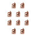 thumbnail image 1 of Kearding Protección para la punta de los dedos, dedal antideslizante, para trabajar a mano, accesorios de bordado para manualidades DIY, oro rosa Oro rosa S 10piezas Kearding CBP212614, 1 of 5