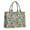 Yellow Lemon Fruit, variant on Large Capacity Tote Bag,Orange Slices White Pattern Handbag Fashion Luxury Tote Bag,15.7"x13"x 5.1" Inches,Laptop Compatible