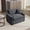 Grey, variant on 42" Corduroy Fabric Butacas Para Sala Couch, Comfy Small Chair with Ergonomic Deep Seat, Reading Nook Chair with Cloud-Like Comfort for Living Room Club Areas, Grey