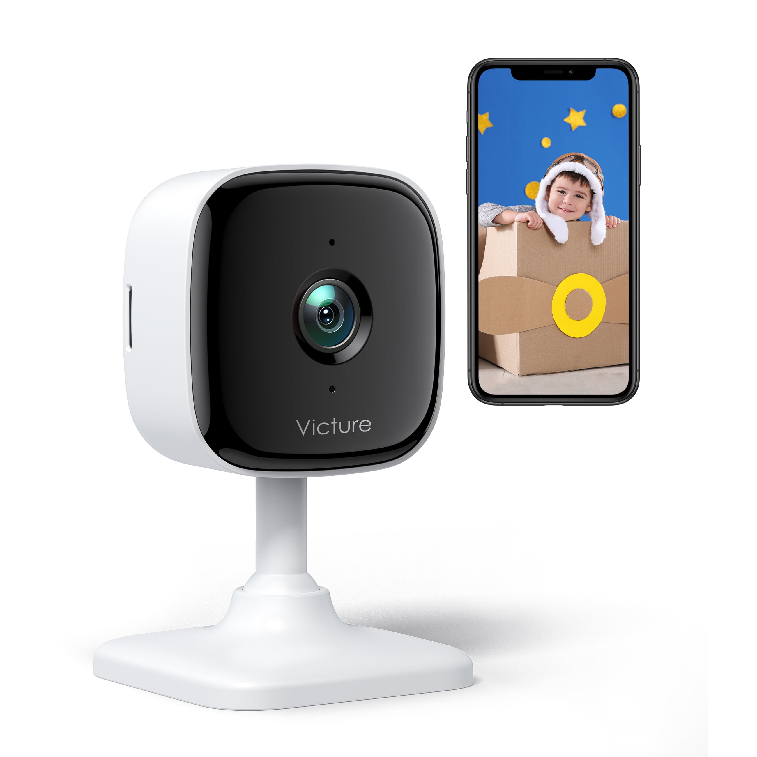 Baby Camera, Victure 1080P WiFi Indoor Pet Home Camera Baby Monitor 2.4