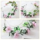 thumbnail image 2 of KAKOWELY Diadema en capas con corona de flores, tocado de carnaval, diadema de mariposa para novia, 2 of 4