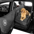thumbnail image 1 of Ruff Liners Extensor de asiento trasero para perros con protección de puerta – Extensor de asiento de fondo duro resistente – Funda impermeable para asiento de coche para perros – Lavable a máquina co, 1 of 5