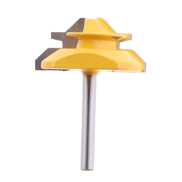 Broca para Enrutador Sunnimix de Ranura en T 1/2 Vástago Amarillo Verde Mitre Router Bit