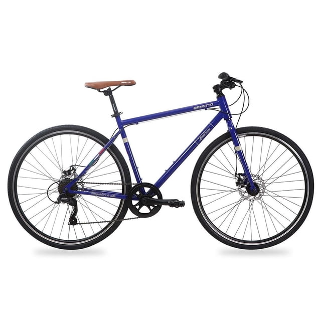 Bicicleta Benotto Destrezza Hibrida Rodada 700 7 Velocidades Azul