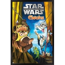 Star Wars: Ewoks - Key Art Wall Poster, 14.725" x 22.375", Framed