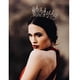 thumbnail image 2 of Corona de reina para mujer, corona de boda para novia, tiara gótica, accesorios para el cabello oscuro con diamantes de imitación para cumpleaños, fiesta de cosplay, graduación, Halloween JM, 2 of 4