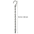 thumbnail image 2 of NICEXMAS Black Metal Hanging Chain with Hooks for Bird Feeders and Plant Decorations, 2 of 8