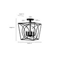 thumbnail image 4 of Millennium Lighting 4004-PMG Tracy 4 Light 12" Wide Semi-Flush Ceiling Fixture - Painted, 4 of 7