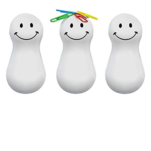 Wobbly Stress Reliever White Miniature Bop Squeeze Stress Toys Arthritis Fidget Therapy Set Of 3 Walmart Com Walmart Com