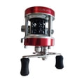 thumbnail image 1 of Carrete de Pesca de Lanzamiento de Cebo Ligero 5,0: 1 Relación de Engranajes Sistema de de Estrellas Carrete de Línea de Pescado para Señuelo Rojo R Sunnimix Carrete de pesca Baitcasting, 1 of 8