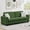 Green, variant on GAOMON Modern Corduroy 2-Seater Sofa, Deep Seat Couch with Wide Armrest, Removable Washable Cushion Cover, Comfy for Living Room or Small Space, Red Orange