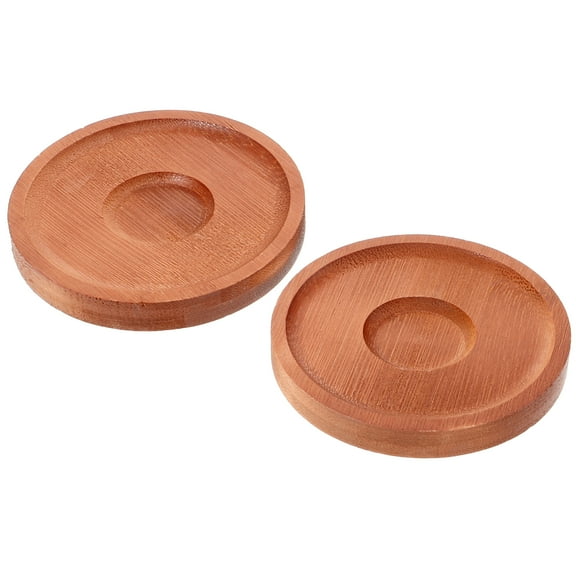2 Pcs Cup Base Wine Cups Table Coasters Cup Pad Rotating Glass Coaster Whiskey Tasting Rotating