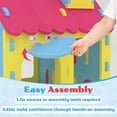 thumbnail image 3 of COCLUB Playhouse Indoor EVA Foam with Kitchen Playset Playroom Toys, Indoor Playground for Boys and Girls, Red, Red, 3 of 8