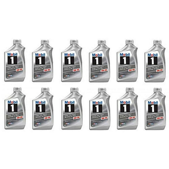 Mobil 1 106035 5W-50 Rally Formula Motor Oil - 1 Quart Pack of 12