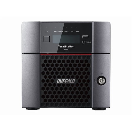 BUFFALO TeraStation WS5220DN 2-Bay Windows Server IoT 2025 Desktop NAS 8TB (2x4TB) HDD Included TAA Compliant - Intel Atom C3338 Dual-core (2 Core) 1.50 GHz - 2 x HDD Supported - 48 TB Supported HD...