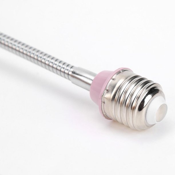 Lámpara 5 uds E27 soporte LED enchufe de de extensión Flexible Universal (rosa) Tmvgtek Para estrenar