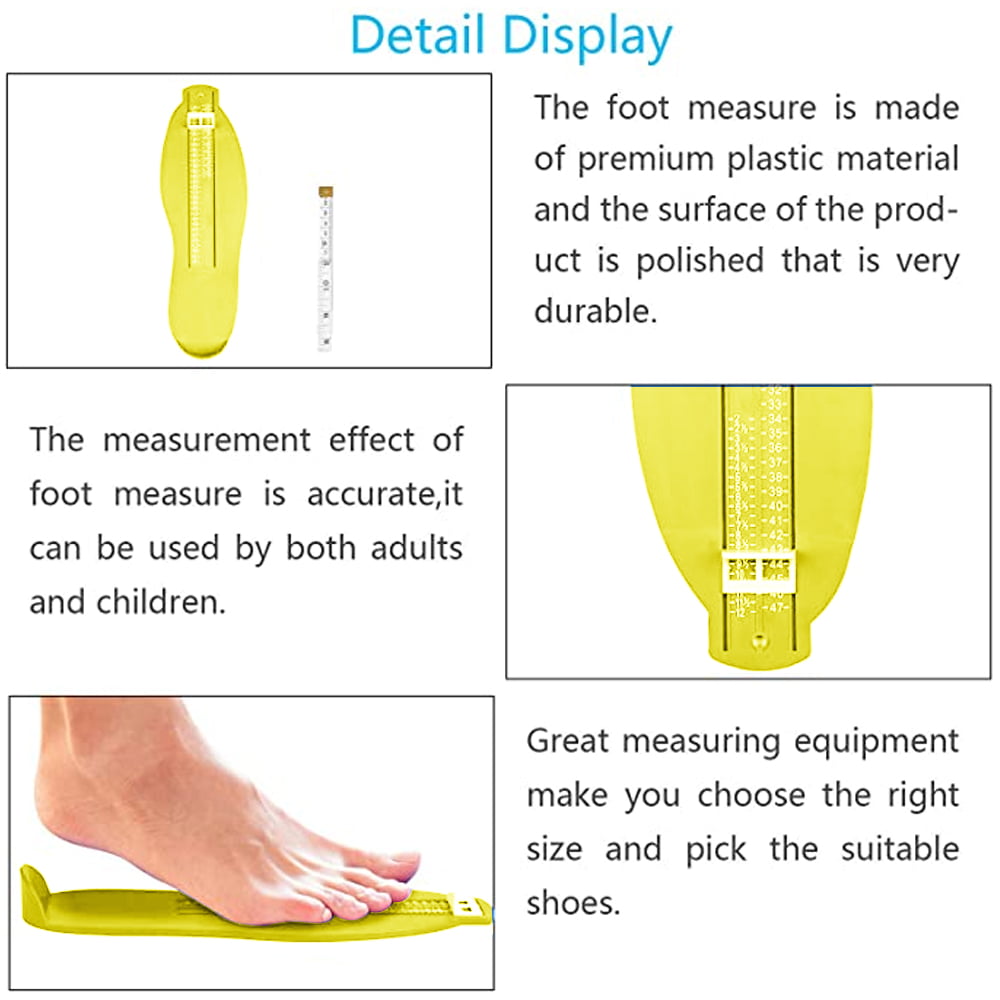 cuepar Measurable Foot Width Measuring Device Buy Shoes Measuring Device for Children and Adult Buying Shoes 