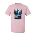 thumbnail image 2 of Wild Bobby, California Cali Bear Redwoods, Animal Lover, Men Graphic Tees, Light Pink, Medium, 2 of 3