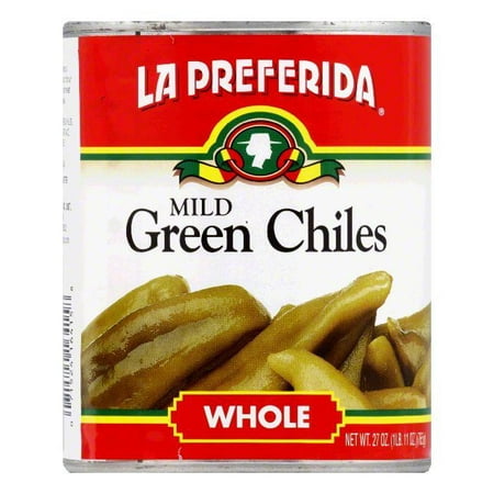 La Preferida Chiles Green Whole, 27 OZ (Pack of