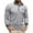 Grey, variant on PEASKJP Men's Pocket Polo Shirts Sun Protection Shirt Running UPF 50+ Workout,Black XL