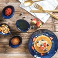thumbnail image 2 of Vicrays Ceramic Dipping Sauce Bowls, Small Charcuterie Dip Cups Cooking Prep Condiment Oil Dish, Mini Tapas Plates for Soy Sushi Salsas Wasabi Appetizer Dessert - Set of 6, Blue, 2 of 7