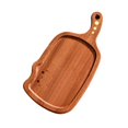 thumbnail image 3 of Plato de postre de madera, moderno y decorativo, para aperitivos, café, bebidas y desayuno. M, 3 of 9