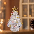 thumbnail image 5 of Dalxymotic Christmas Tree Tabletop Ornament, Festive Desktop Decorative Figurine, Holiday Winter Celebration Accent, Christmas Home Office Decoration for Desk, Shelf, Mantel, 5 of 7