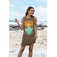 thumbnail image 5 of VILOVE Women Summer Sleeveless Coconut Tree Graphic Sundress Beach Vacation Mini Tank Dress, 5 of 7
