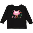 thumbnail image 3 of Inktastic Owl for Girls Girls Long Sleeve Toddler T-Shirt, 3 of 5