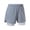 Gray, variant on Paiwinds Men's 2-in-1 Running Shorts Quick Dry Athletic Workout Shorts with Pockets Elastic Waistband Breathable Layered Half Pants for Gym Casual Daily Wear Grey Black Dark Grey