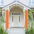 thumbnail image 3 of A Pair Of Decorative Banners 70.9×11.8in Can Be Reused And Easily Installed For Indoor Or Outdoor Or Anywhere Orangered Stripe Hand-Drawn Sketch_2, 3 of 7