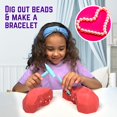 thumbnail image 2 of Kit de excavación de gemas de unicornio GirlZone con slime y pulsera, 2 of 7
