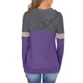 thumbnail image 3 of Sudadera con capucha para mujer, Top informal, sudadera con cordón de 3 colores, fibra de poliéster para otoño, 3 of 5