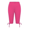thumbnail image 4 of Ploknplq Leggings for Women,Yoga Pants Women,High Waisted Leggings for Women,Bow Yoga Pants Lightweight Pajama Pants Leggings,Plus Size Workout Leggings,Butt Lifting Leggings for Women Hot Pink 1 M, 4 of 5