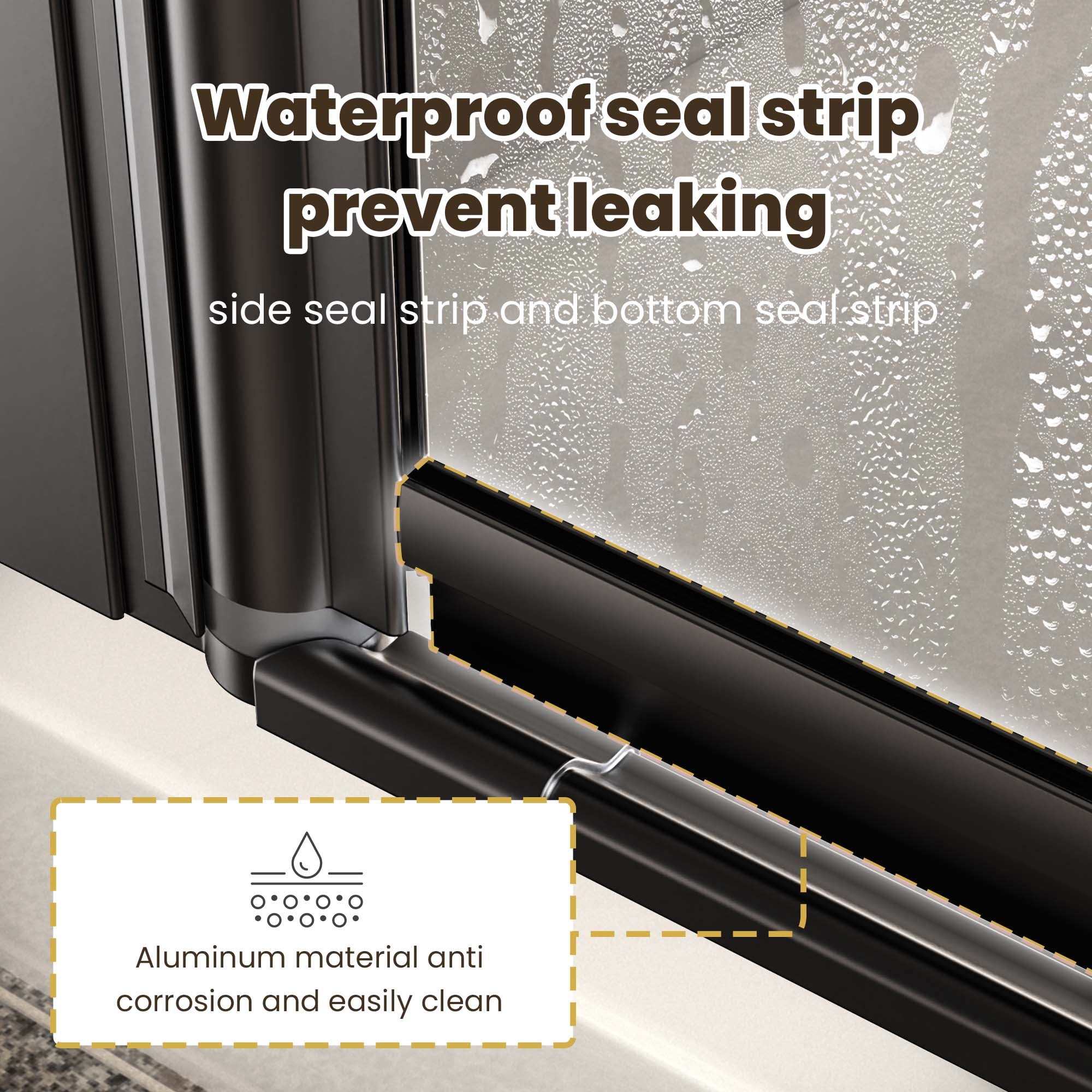 Leumius Pivot Shower Doors, 30" W x 72"H Frameless Bi-fold SwingShower Door,1/4" (6mm) ClearTempered Glass, Matte Black, Reversible lnstallation
