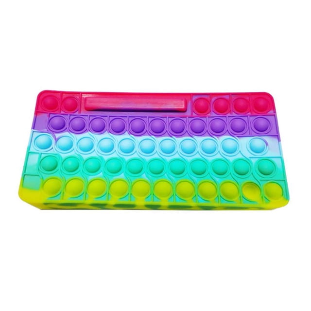 Lápices De Silicona Juguete Sensorial De Burbujas Simples Bolsa De Almacenamiento De Papelería Juguete De Descompresión Para Niños seitruly HA043907-01