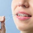 thumbnail image 3 of ACDANC 35Pcs Floss,Orthodontic-Friendly Dental Flossers with Nylon Thread,Water Flossers for Teeth, 3 of 7