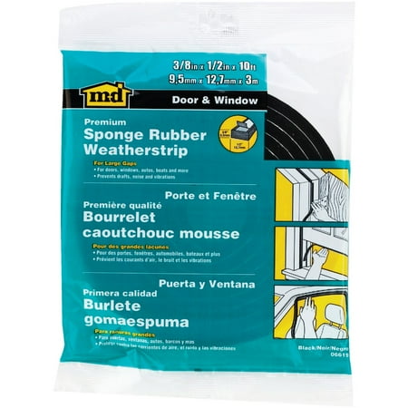 

1PK M-D 3/8 1/2 10 Auto & Marine Weatherstrip
