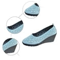 thumbnail image 5 of Women's On Walking Shoes for Park & Trail Comfort Women's Casual Shoes Fashion Hollow Out Wedge Heel Comfortable On Ladies Loafers For Daily Wear With Jeans, 5 of 8