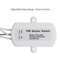 thumbnail image 4 of Interrupteur pour Led Interrupteur pour Bande Led Capteur Infrarouge Humain Interrupteur 2A DC 5-24V Mini PIR Détecteur de Mouvement Infrarouge Interrupteur Automatique Bande Led Interface USB, 4 of 8