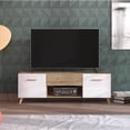 thumbnail image 5 of Mueble Mesa TV Murcia Blanca Roble, 5 of 5