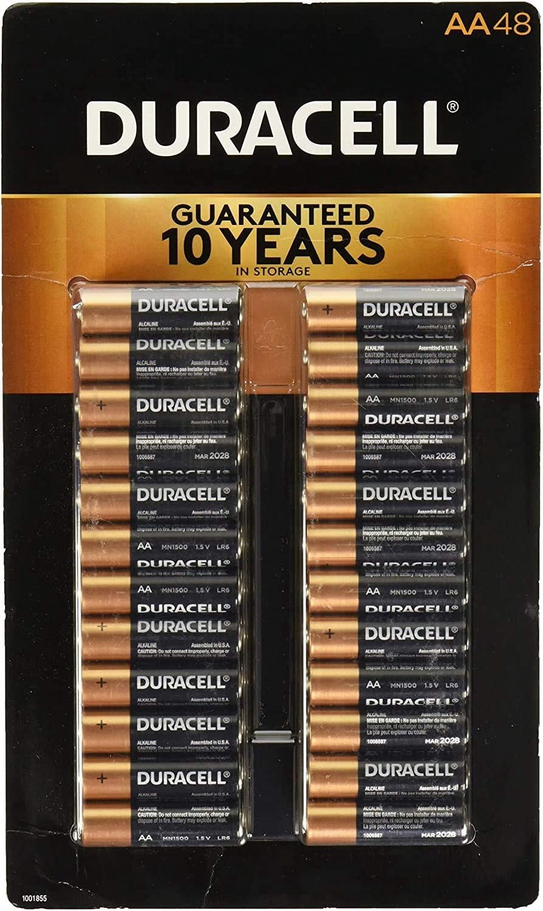 Duracell CopperTop Alkaline Batteries Variety Pack - 48 AA Batteries & 28 AAA Batteries Valuepack