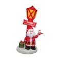 thumbnail image 2 of Decoración inflable navideña de Papá Noel con luces LED de 2,4 m para fiestas, jardín, interior y exterior., 2 of 9