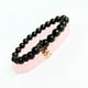 thumbnail image 4 of Guardurnaity de cuentas Muñequera Colgante de mano Negro mate Mano de obra fina Color brillante Joyería de moda Ornamento unisex Ropa, zapatos y accesorios Miscelánea rosa+negro, 4 of 6