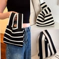thumbnail image 2 of Typpkmm Fashion Handmade Knit Handbags Women Mini Knot Wrist Bag, 2 of 6