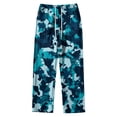 thumbnail image 6 of Dwelliawo Men's Camo Sweatpants Relaxed Fit Loose Drawstring Elastic Waist Running Lounge Trousers Athletic Pants with Pockets Sky Blue 2XL, 6 of 8