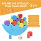 thumbnail image 5 of Moon Balance Stacker Juego De Apilador Colorido Juego De Juguetes De Apilamiento Educativo Bloques De Construcción Prácticos Rompecabezas De Reconocimiento De Colores Divertidos Cateissary FN002609-00, 5 of 6