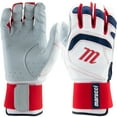 thumbnail image 3 of Marucci Adult Signature Full Wrap Batting Gloves Red/White/Blue Medium, 3 of 3
