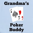 thumbnail image 2 of CafePress - Grandmas Poker Buddy Body Suit - Baby Light Bodysuit, Size Newborn - 24 Months, 2 of 4