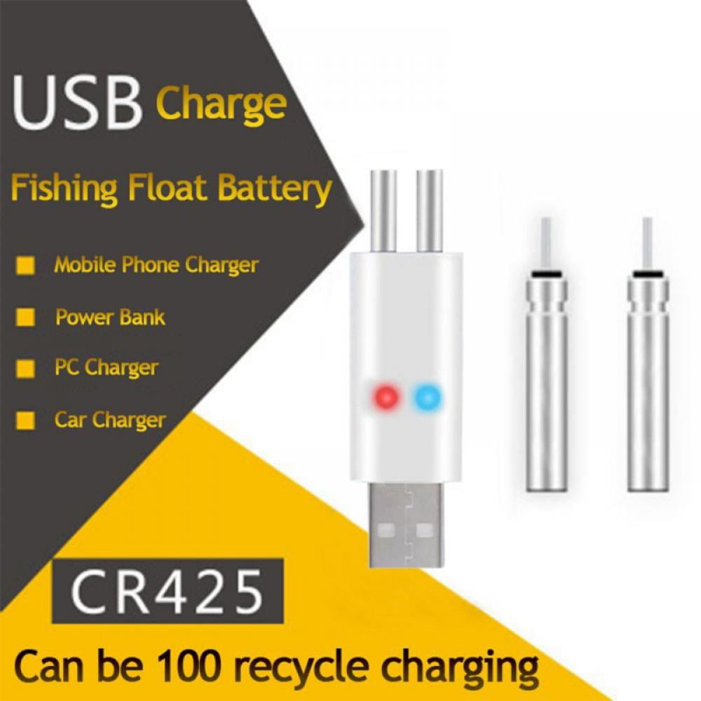Fishing Float Rechargeable CR425 USB Electronic Floats Batteries Night Fishing 